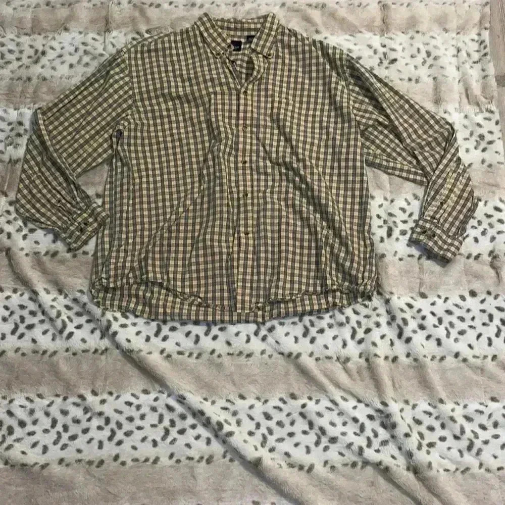 Men’s Arrow Plaid Button Down Shirt